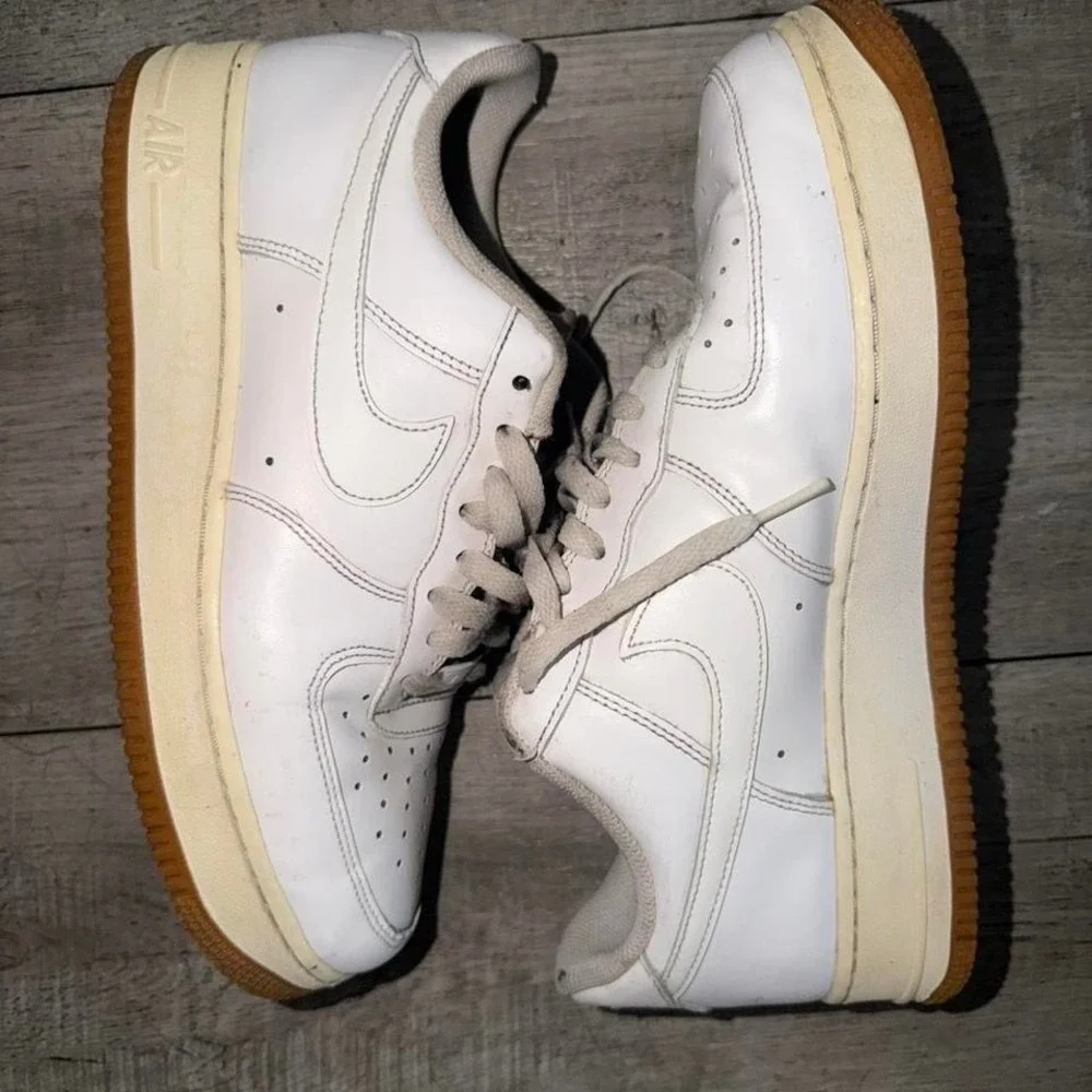 Nike Air Force 1 white trainers men‎  size 9.5